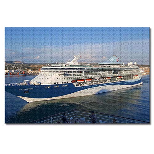 Italien Civitavecchia Kreuzfahrtschiff Puzzle für Erwachsene und Kinder, 2000 Teile, Puzzlespiel als Geschenk, Heimdekoration, besondere Reisesouvenirs, 70 x 100 cm von EZMLFA