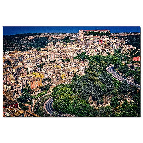 Italien Ragusa Ibla Sizilien Puzzle 1000 Teile Puzzle Spiel für Erwachsene Grafik Reise Souvenir 50x70CM von EZMLFA