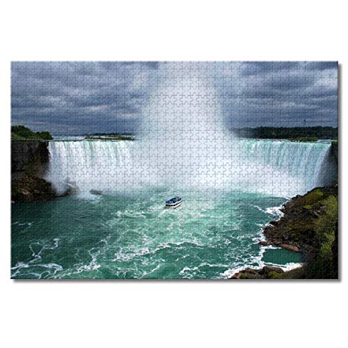 Kanada Niagarafälle Puzzle für Erwachsene und Kinder, 1000 Teile, Puzzlespiel als Geschenk, Heimdekoration, besondere Reisesouvenirs, 50 x 70 cm Kanada Niagarafälle Puzzle für Erwachsene und Kinder, 1000 Teile, Puzzlespiel als Geschenk, Heimdekoration, besondere Reisesouvenirs, 50 x 70 cm von EZMLFA