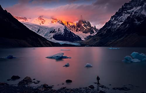Kinderpuzzle 1000 Teile, Natürliche Schönheit, Patagonien, Vor Sonnenaufgang 50x70CM Kinderpuzzle 1000 Teile, Natürliche Schönheit, Patagonien, Vor Sonnenaufgang 50x70CM von EZMLFA