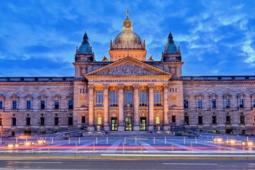 Klassisches Puzzle 2000 Teile Leipzig Sachsen Deutschland Gerichtsgebäude 70x100CM von EZMLFA