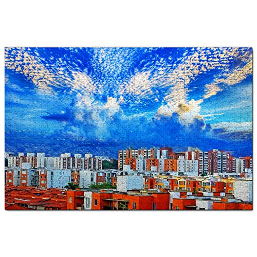 Kolumbien Puzzle 2000 Teile Kolumbien Cali Puzzle Spiel Kunstwerk Reise Souvenir Papier 70x100CM von EZMLFA