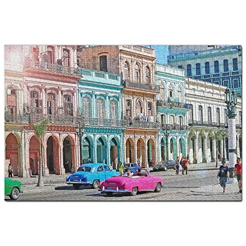 Kuba-Puzzle, 2000 Teile, Altstadt von Havanna, Kuba, Puzzlespiel, Kunstwerk, Reise-Souvenir, Papier, 70 x 100 cm Kuba-Puzzle, 2000 Teile, Altstadt von Havanna, Kuba, Puzzlespiel, Kunstwerk, Reise-Souvenir, Papier, 70 x 100 cm von EZMLFA