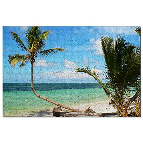 Macao Beach Punta Cana Dominica Puzzle 1000 Teile Spiel Kunstwerk Reise Souvenir 50x70CM von EZMLFA