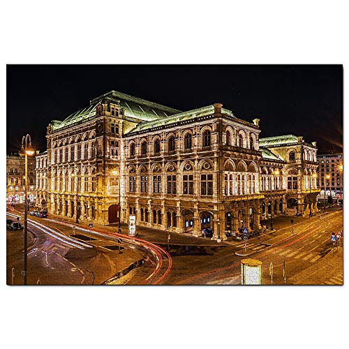 Österreich Wien Staatsoperator Wien Puzzle 1000 Teile Puzzle Spiel für Erwachsene Grafik Reise Souvenir 38x52CM von EZMLFA