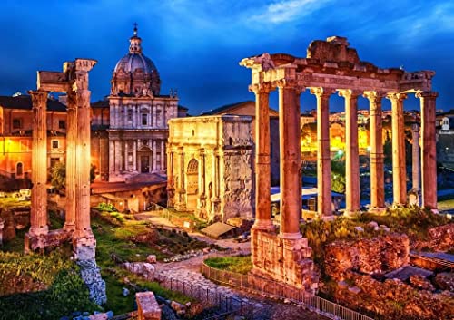 Papery Puzzle 2000 Teile, Helle Nacht des Forum Romanum, personalisiertes Puzzle, 70 x 100 cm Papery Puzzle 2000 Teile, Helle Nacht des Forum Romanum, personalisiertes Puzzle, 70 x 100 cm von EZMLFA