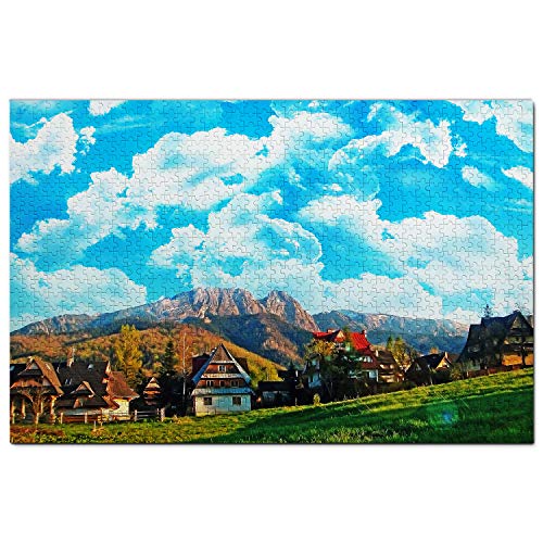 Polen Puzzle 2000 Teile Polen Zakopane Puzzle Spiel Kunstwerk Reise Souvenir Papier 70x100CM von EZMLFA