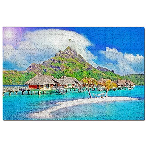 Polynesien Puzzle 1000 Teile Puzzle Spiel für Erwachsene Grafik Reise Souvenir 26x38CM Polynesien Puzzle 1000 Teile Puzzle Spiel für Erwachsene Grafik Reise Souvenir 26x38CM von EZMLFA