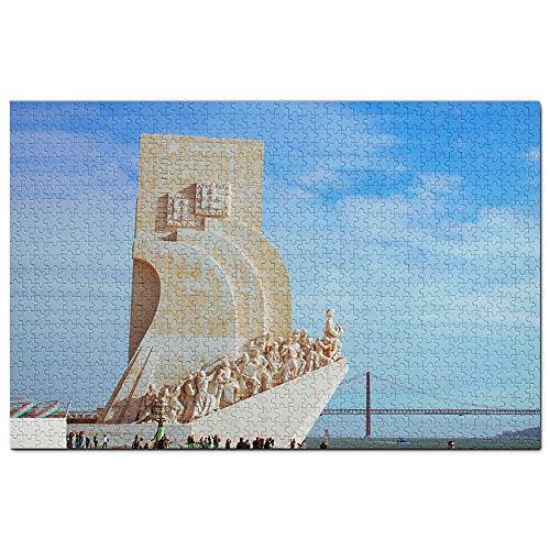 Portugal Denkmal der Entdeckungen Lissabon Puzzle 1000 Teile Puzzle Spiel für Erwachsene Grafik Reise Souvenir 26x38CM Portugal Denkmal der Entdeckungen Lissabon Puzzle 1000 Teile Puzzle Spiel für Erwachsene Grafik Reise Souvenir 26x38CM von EZMLFA