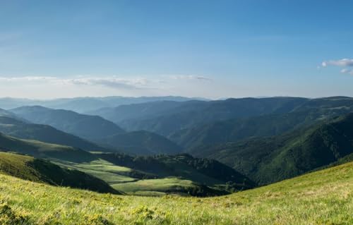 Puzzle, Erwachsene und Kinder, Puzzleteile in einzigartiger Form, Berge, Wiesen, Bulgarien, Piringebirge, 38 x 52 cm, 70 x 50 cm von EZMLFA