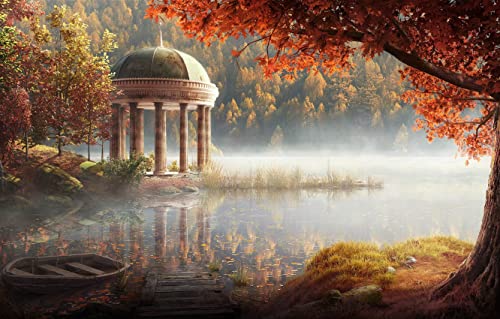 Puzzle 1000 Teile, Pawlowsk Park, Nebel über dem See, individuelles Puzzle 38 x 52 cm von EZMLFA