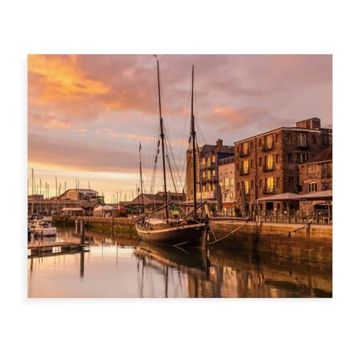 Puzzle 1000 Teile,Plymouth,Karton für Erwachsene Kinder Spiele Lernspielzeug 38x52CM 52x38CM von EZMLFA