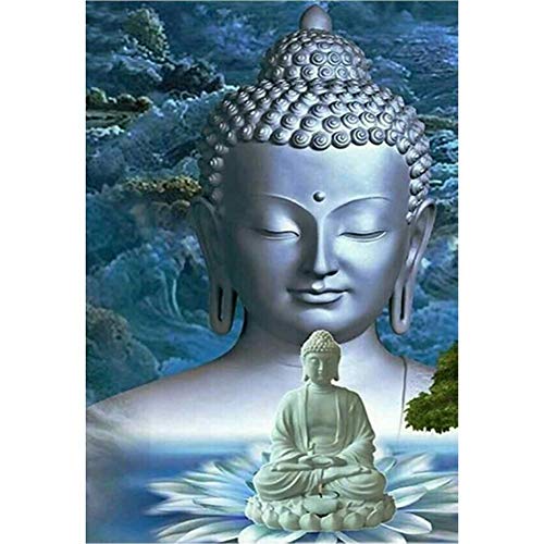 Puzzle 1000 Teile Zen-Buddha-Skulptur für Erwachsene, 50 x 70 cm von EZMLFA