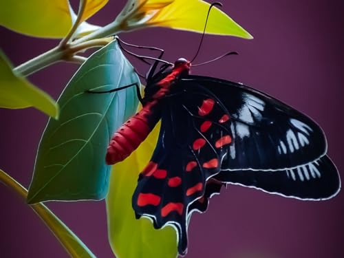 Puzzle 1000 Teile für Kleinkinder, Jungen, Mädchen ab 12 Jahren, Schmetterling, Flügel, Muster, 50 x 70 cm Puzzle 1000 Teile für Kleinkinder, Jungen, Mädchen ab 12 Jahren, Schmetterling, Flügel, Muster, 50 x 70 cm von EZMLFA