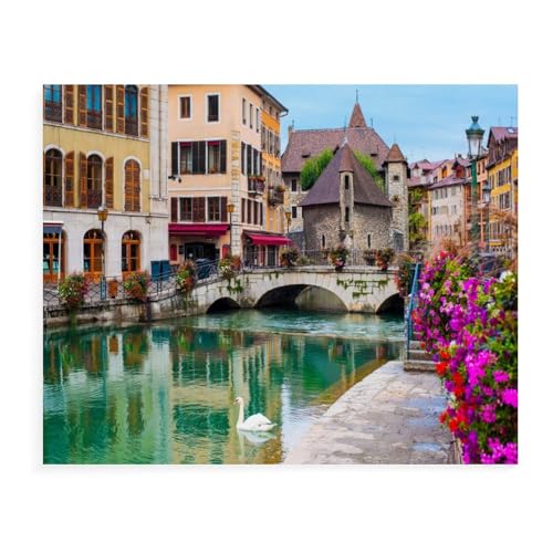 Puzzle 2000 Teile, Annecy, Karton, Kinderspielzeug, Dekompressionsspiel, 70 x 100 cm Puzzle 2000 Teile, Annecy, Karton, Kinderspielzeug, Dekompressionsspiel, 70 x 100 cm von EZMLFA