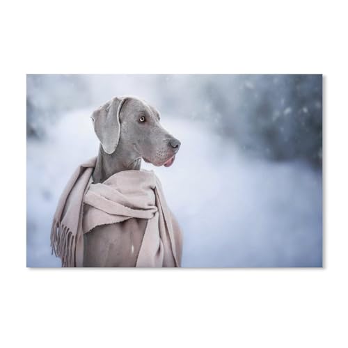 Puzzle 2000 Teile, Weimaraner-Hund, klassisches Puzzle-DIY-Kit, Papierspielzeug, einzigartiges Geschenk, Heimdekoration, 38 x 52 cm, 70 x 100 cm Puzzle 2000 Teile, Weimaraner-Hund, klassisches Puzzle-DIY-Kit, Papierspielzeug, einzigartiges Geschenk, Heimdekoration, 38 x 52 cm, 70 x 100 cm von EZMLFA