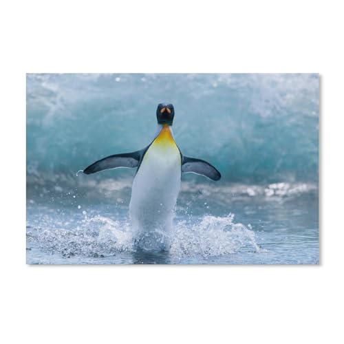 Puzzle 2000 Teile ，Antarktischer Pinguintanz ，Karton Spielzeug für Erwachsene Dekompressionsspiel 38x52CM 70x100CM von EZMLFA