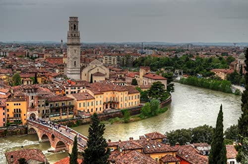 Puzzle 2000 Teile Verona, Italien 3 Puzzles Puzzle für Erwachsene und Kinder, Lernspiel für Kinder, Spielzeug, Geschenk für Zuhause, Reisen, 70x100CM Puzzle 2000 Teile Verona, Italien 3 Puzzles Puzzle für Erwachsene und Kinder, Lernspiel für Kinder, Spielzeug, Geschenk für Zuhause, Reisen, 70x100CM von EZMLFA