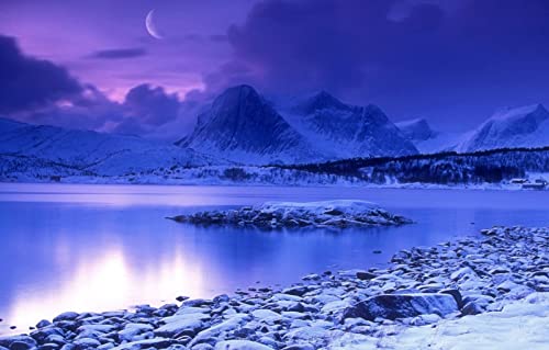 Puzzle 2000 Teile für Erwachsene, Lernspiele, Heimdekoration, Puzzle, Geschenke für Männer, Naturlandschaft, Berge, Mond, 70 x 100 cm Puzzle 2000 Teile für Erwachsene, Lernspiele, Heimdekoration, Puzzle, Geschenke für Männer, Naturlandschaft, Berge, Mond, 70 x 100 cm von EZMLFA
