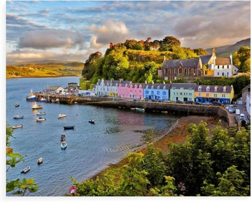 Puzzle 2000 Teile für Erwachsene, Portree, Isle of Skye, Papppuzzle, geistiges, pädagogisches Entpacken, lustiges Spielzeug, Familienspiel für Erwachsene und Kinder, 70 x 100 cm Puzzle 2000 Teile für Erwachsene, Portree, Isle of Skye, Papppuzzle, geistiges, pädagogisches Entpacken, lustiges Spielzeug, Familienspiel für Erwachsene und Kinder, 70 x 100 cm von EZMLFA