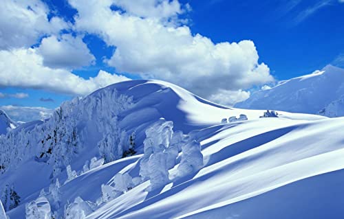 Puzzle 2000 Teile für Erwachsene, anspruchsvolle Puzzlespiele, Naturlandschaft, Berge, Schneeverwehungen, 70 x 100 cm von EZMLFA