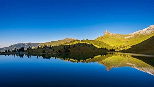Puzzle 2000 Teile für Erwachsene und Kinder Afrikanisches Grasland Berge Landschaft Pädagogische Dekompressionsspiele Freizeit Puzzle Landschaft Puzzles Spielzeug 70x100CM von EZMLFA