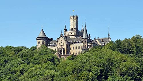 Puzzle 2000 Teile für Erwachsene und Kinder Maria Fort Pädagogische Dekompressionsspiele Freizeitpuzzle Landschaftspuzzles Spielzeug 70x100CM von EZMLFA