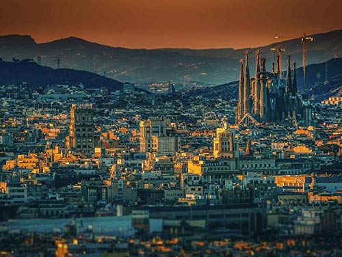 Puzzle Barcelona 1000 Stück, Freunde 50x70CM von EZMLFA