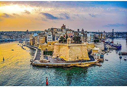 Puzzle Malta Hafenfestung Puzzle für Erwachsene Serie Lernspielzeug Stress abbauen Dekoration Geschenk 1000 Teile 70x50CM Puzzle Malta Hafenfestung Puzzle für Erwachsene Serie Lernspielzeug Stress abbauen Dekoration Geschenk 1000 Teile 70x50CM von EZMLFA
