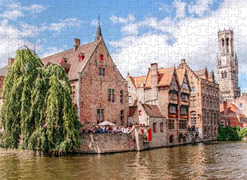 Puzzle für Erwachsene, 1000 Teile, Brügge-Kanal, Herausforderungs-Puzzle-Set, Lernspiele für Kinder, Unterhaltungsgeschenke, 38 x 52 cm Puzzle für Erwachsene, 1000 Teile, Brügge-Kanal, Herausforderungs-Puzzle-Set, Lernspiele für Kinder, Unterhaltungsgeschenke, 38 x 52 cm von EZMLFA