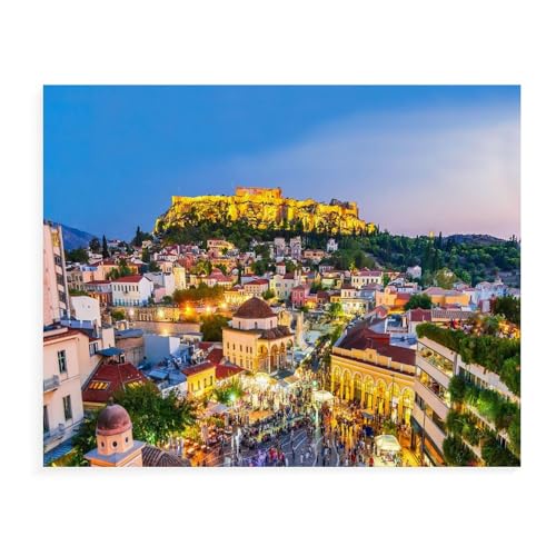 Puzzle für Erwachsene, 1000 Teile, DIY, Monastiraki-Platz und Akropolis, Kartonpuzzle, schwierige Puzzles, Kinder, Lernspielzeug, Geschenkspiele, 38 x 52 cm, 70 x 50 cm Puzzle für Erwachsene, 1000 Teile, DIY, Monastiraki-Platz und Akropolis, Kartonpuzzle, schwierige Puzzles, Kinder, Lernspielzeug, Geschenkspiele, 38 x 52 cm, 70 x 50 cm von EZMLFA