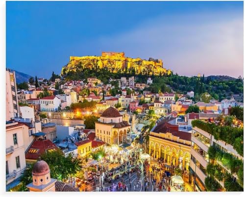 Puzzle für Erwachsene, 1000 Teile, DIY, Monastiraki-Platz und Akropolis, Kartonpuzzle, schwierige Puzzles, Kinder, Lernspielzeug, Geschenkspiele, 38 x 52 cm Puzzle für Erwachsene, 1000 Teile, DIY, Monastiraki-Platz und Akropolis, Kartonpuzzle, schwierige Puzzles, Kinder, Lernspielzeug, Geschenkspiele, 38 x 52 cm von EZMLFA