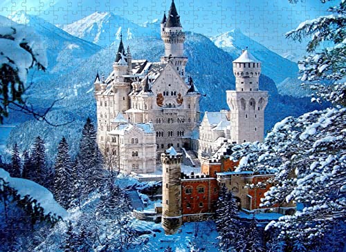 Puzzle für Erwachsene, 1000 Teile, Eisschloss, Geschenk, Spielzeug, Beste DIY-Dekoration, 50 x 70 cm Puzzle für Erwachsene, 1000 Teile, Eisschloss, Geschenk, Spielzeug, Beste DIY-Dekoration, 50 x 70 cm von EZMLFA