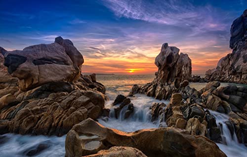 Puzzle für Erwachsene, 1000 Teile, Geschenkideen für Erwachsene, Naturlandschaft, Sonnenuntergang, Küste, 50 x 70 cm Puzzle für Erwachsene, 1000 Teile, Geschenkideen für Erwachsene, Naturlandschaft, Sonnenuntergang, Küste, 50 x 70 cm von EZMLFA