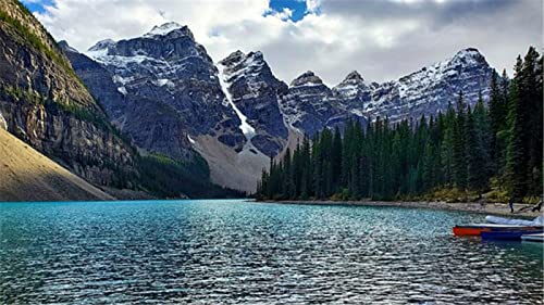 Puzzle für Erwachsene, 1000 Teile, Kanada – Banff-Nationalpark. Puzzle 1000 Teile für Erwachsene und Kinder als Lernspiele, Familienunterhaltung oder Heimdekoration, 70 x 50 cm von EZMLFA