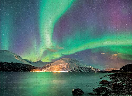 Puzzle für Erwachsene, 1000 Teile, Naturlandschaft, Aurora, Geschenk, Freizeitunterhaltung, Partydekoration, 38 x 26 cm Puzzle für Erwachsene, 1000 Teile, Naturlandschaft, Aurora, Geschenk, Freizeitunterhaltung, Partydekoration, 38 x 26 cm von EZMLFA