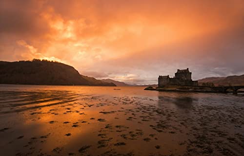 Puzzle für Erwachsene, 1000 Teile, Naturschönheit, Sonnenuntergang, Schottland, 50 x 70 cm Puzzle für Erwachsene, 1000 Teile, Naturschönheit, Sonnenuntergang, Schottland, 50 x 70 cm von EZMLFA