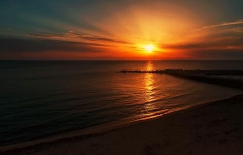 Puzzle für Erwachsene, 1000 Teile, Puzzle für Erwachsene, Geschenke, Strand, Sonnenuntergang, 26 x 38 cm Puzzle für Erwachsene, 1000 Teile, Puzzle für Erwachsene, Geschenke, Strand, Sonnenuntergang, 26 x 38 cm von EZMLFA