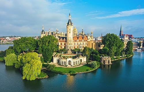 Puzzle für Erwachsene, 1000 Teile, Schweriner Schloss im Fluss, Puzzle 38 x 26 cm Puzzle für Erwachsene, 1000 Teile, Schweriner Schloss im Fluss, Puzzle 38 x 26 cm von EZMLFA