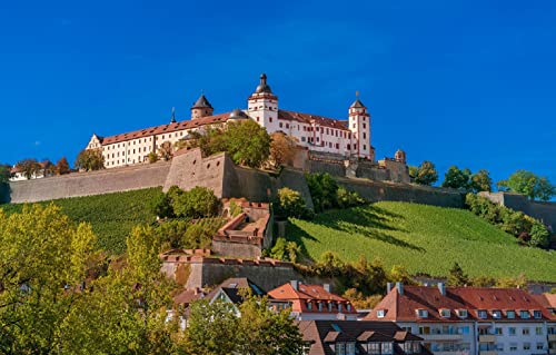 Puzzle für Erwachsene, 1000 Teile, Stadtschloss, Deutschland, Festung Bayern, Würzburg, Festung Marienburg, 38 x 52 cm Puzzle für Erwachsene, 1000 Teile, Stadtschloss, Deutschland, Festung Bayern, Würzburg, Festung Marienburg, 38 x 52 cm von EZMLFA