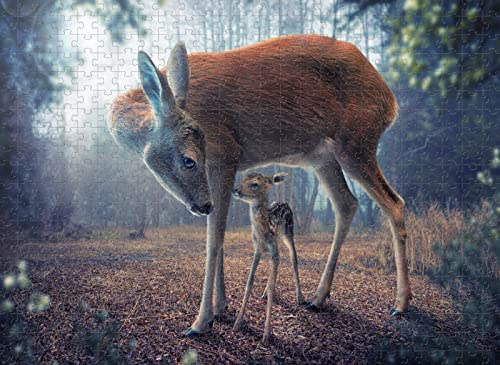 Puzzle für Erwachsene, 2000 Teile, Elch-Puzzle, Spiel, Geschenk, 70 x 100 cm von EZMLFA