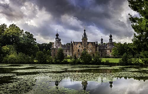 Puzzle für Erwachsene, 2000 Teile, Geschenkideen für Erwachsene, Naturlandschaft, Wolken, Teich, Burg, Belgien, 70 x 100 cm Puzzle für Erwachsene, 2000 Teile, Geschenkideen für Erwachsene, Naturlandschaft, Wolken, Teich, Burg, Belgien, 70 x 100 cm von EZMLFA