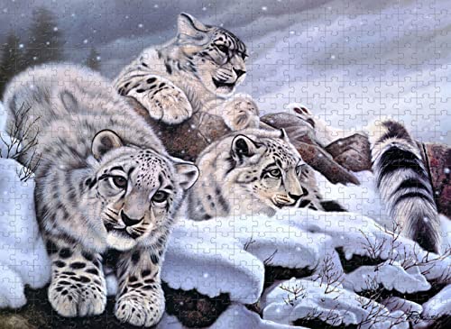 Puzzle für Erwachsene, 2000 Teile, Leopardenfamilie, entspannendes Puzzle, Denksportaufgaben, 70 x 100 cm Puzzle für Erwachsene, 2000 Teile, Leopardenfamilie, entspannendes Puzzle, Denksportaufgaben, 70 x 100 cm von EZMLFA