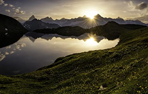Puzzle für Erwachsene, 2000 Teile, Lernspiele, Heimdekoration, Naturlandschaft, Sonnenuntergang, Berg, See, Schweiz, Alpen, Großer Sankt Bernhard, Netter See, 70 x 100 cm Puzzle für Erwachsene, 2000 Teile, Lernspiele, Heimdekoration, Naturlandschaft, Sonnenuntergang, Berg, See, Schweiz, Alpen, Großer Sankt Bernhard, Netter See, 70 x 100 cm von EZMLFA
