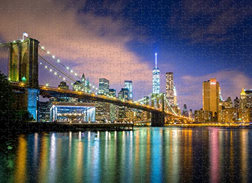 Puzzle für Erwachsene, 2000 Teile, London Bridge Night, anspruchsvolles pädagogisches Stressabbau-Spielzeug für Erwachsene und Kinder, 70 x 100 cm von EZMLFA