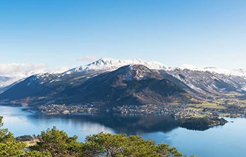 Puzzle für Erwachsene, 2000 Teile, Norwegen, Uskedal Bay, Bergpanorama, personalisiertes Puzzle, 70 x 100 cm Puzzle für Erwachsene, 2000 Teile, Norwegen, Uskedal Bay, Bergpanorama, personalisiertes Puzzle, 70 x 100 cm von EZMLFA