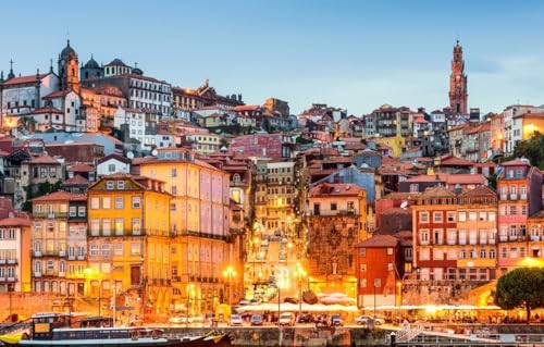 Puzzle für Erwachsene, 2000 Teile, Portugal, Porto City Panorama-Puzzle, 70 x 100 cm Puzzle für Erwachsene, 2000 Teile, Portugal, Porto City Panorama-Puzzle, 70 x 100 cm von EZMLFA