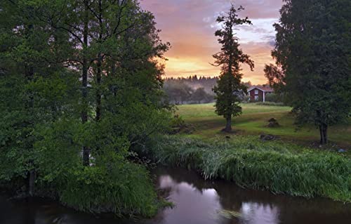 Puzzle für Erwachsene, 2000 Teile, Puzzle, Lernspiele, Heimdekoration, Geschenke für Männer und Erwachsene, für Gemälde, Naturlandschaft, Fluss, Schweden, 70 x 100 cm Puzzle für Erwachsene, 2000 Teile, Puzzle, Lernspiele, Heimdekoration, Geschenke für Männer und Erwachsene, für Gemälde, Naturlandschaft, Fluss, Schweden, 70 x 100 cm von EZMLFA