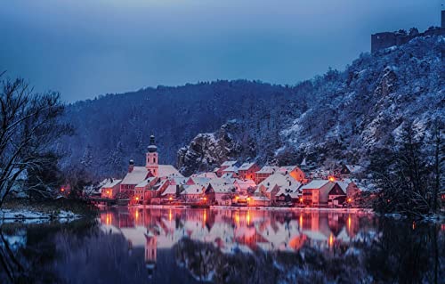 Puzzle für Erwachsene, 2000 Teile, Puzzle für Erwachsene, Geschenkideen, Naturlandschaft, Berge, Deutschland, Nab River, 70 x 100 cm Puzzle für Erwachsene, 2000 Teile, Puzzle für Erwachsene, Geschenkideen, Naturlandschaft, Berge, Deutschland, Nab River, 70 x 100 cm von EZMLFA