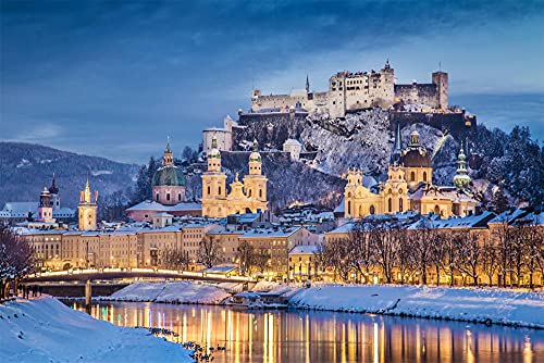 Puzzle für Erwachsene, 2000 Teile, Winter-Österreich-Salzburg-Puzzles, klassisches DIY-Papierpuzzle, Lernpuzzle für Erwachsene und Kinder, Spiel-Poster-Puzzle, 70 x 100 cm Puzzle für Erwachsene, 2000 Teile, Winter-Österreich-Salzburg-Puzzles, klassisches DIY-Papierpuzzle, Lernpuzzle für Erwachsene und Kinder, Spiel-Poster-Puzzle, 70 x 100 cm von EZMLFA